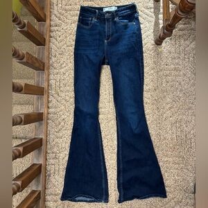 Hollister Deep Indigo Flare Jeans